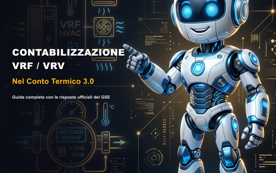 Copertina: Contabilizzazione VRF e VRV nel Conto Termico 3.0