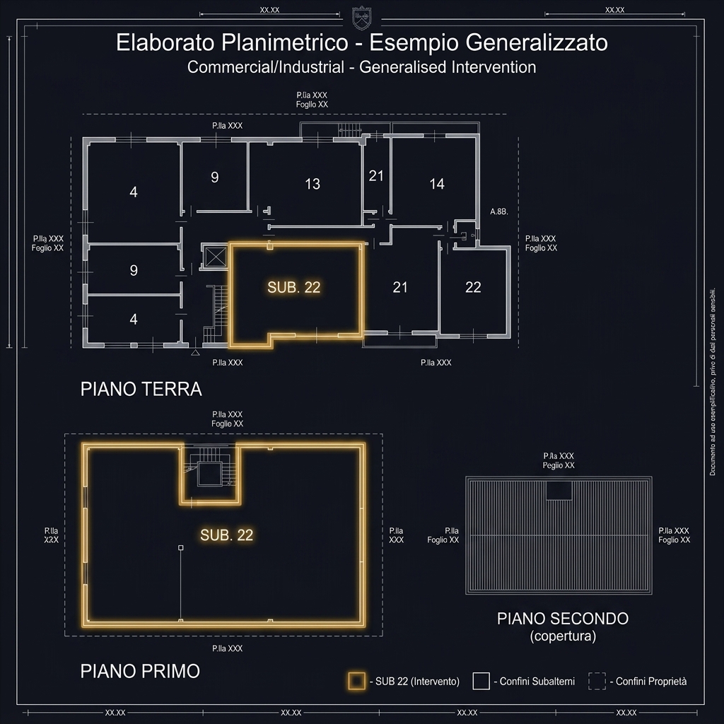 Elaborato planimetrico edificio plurisubalterno