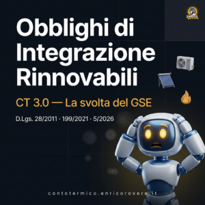 Copertina: Obblighi di Integrazione Rinnovabili e CT 3.0: la svolta interpretativa del GSE