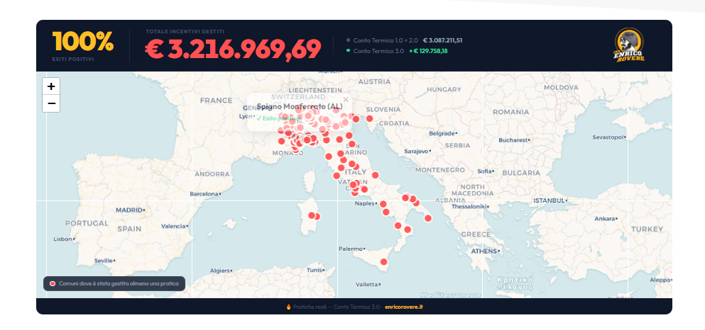 Mappa Comuni d