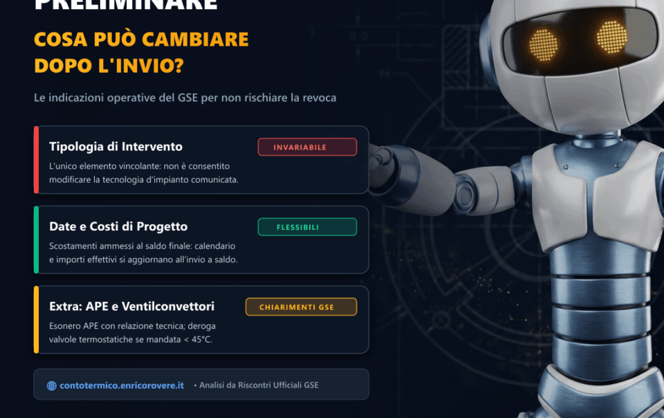 Copertina: Comunicazione preliminare imprese CT3: cosa può cambiare tra preventivo e saldo? Il chiarimento GSE
