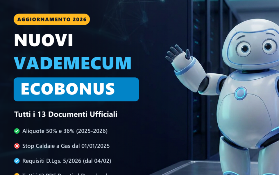 Nuovi Vademecum Ecobonus ENEA 2026 Aggiornati - Ing. Enrico Rovere