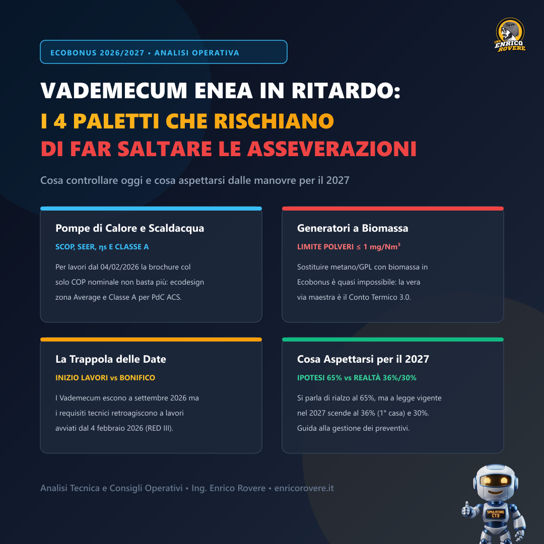 Vademecum Ecobonus ENEA 2026 Requisiti e Novita 2027